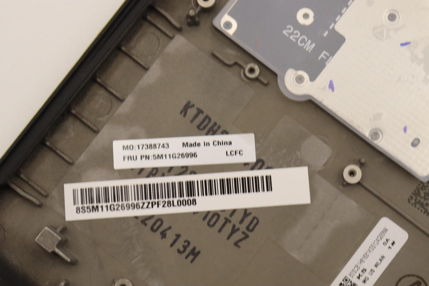 Lenovo Mechasm Kbd Ccov Kor Chicon Bk - 5M11G26996