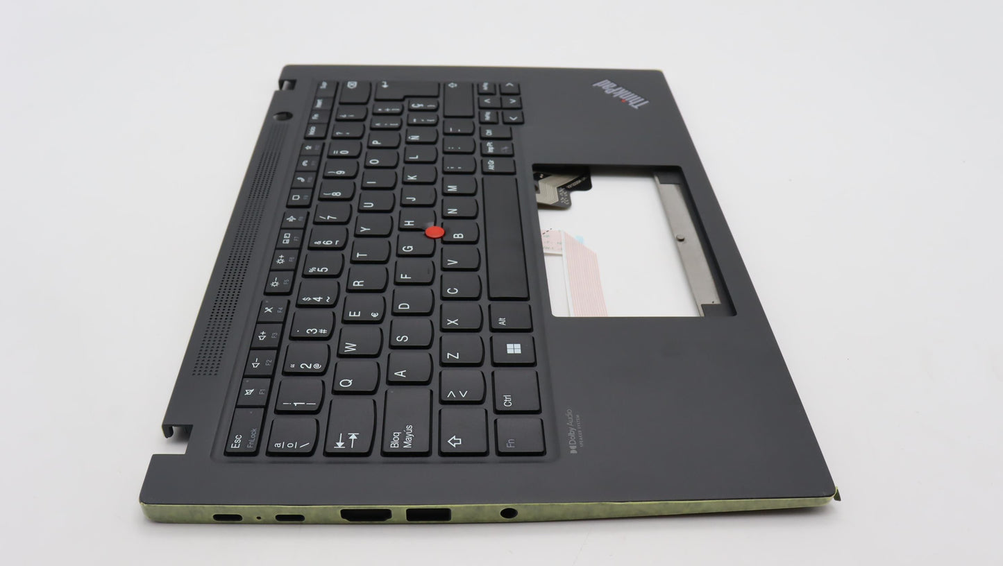 Lenovo - Keyboard C-Cover, Spanish Layout, Sunrex, Black - 5M11G27057