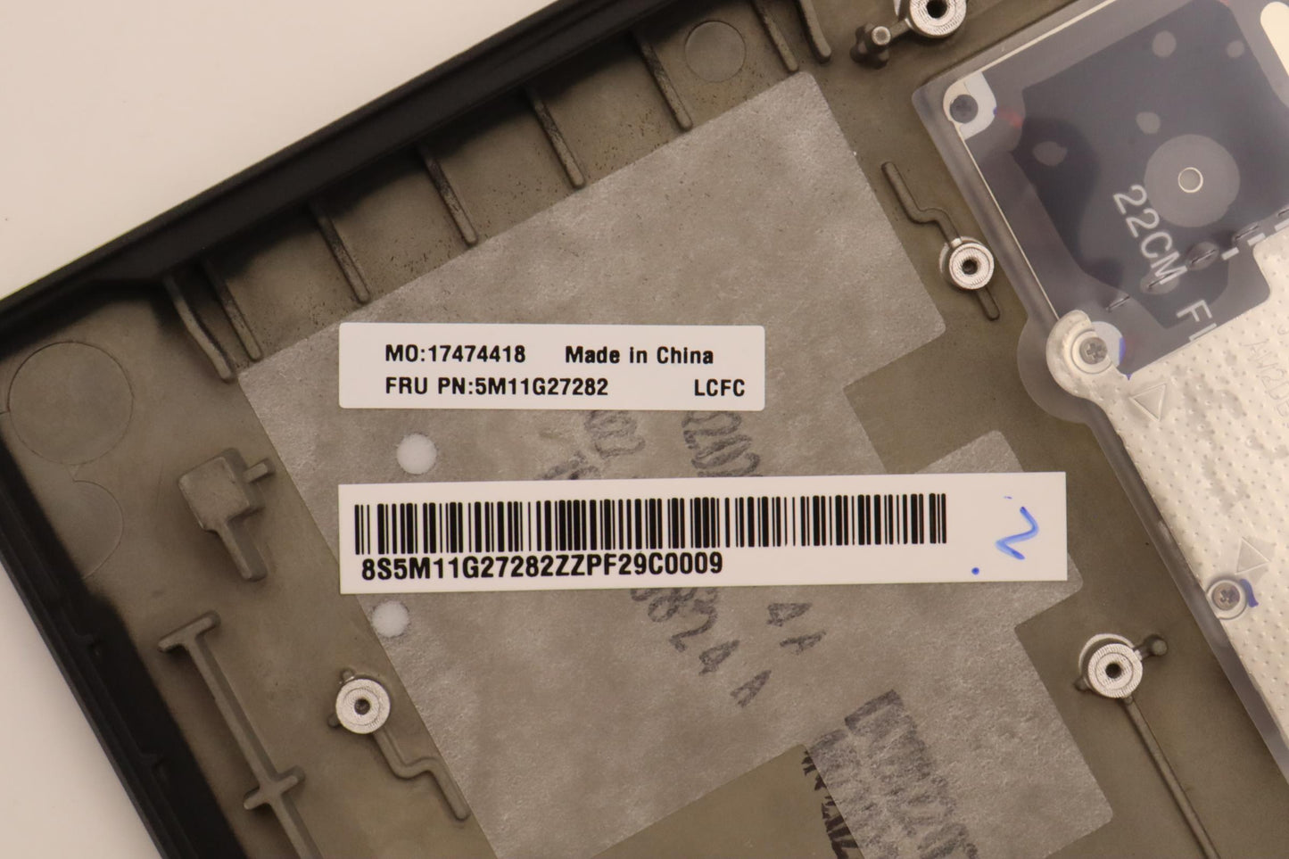 Lenovo C-Cover with Italian Keyboard, Black, Backlit - 5M11G27282