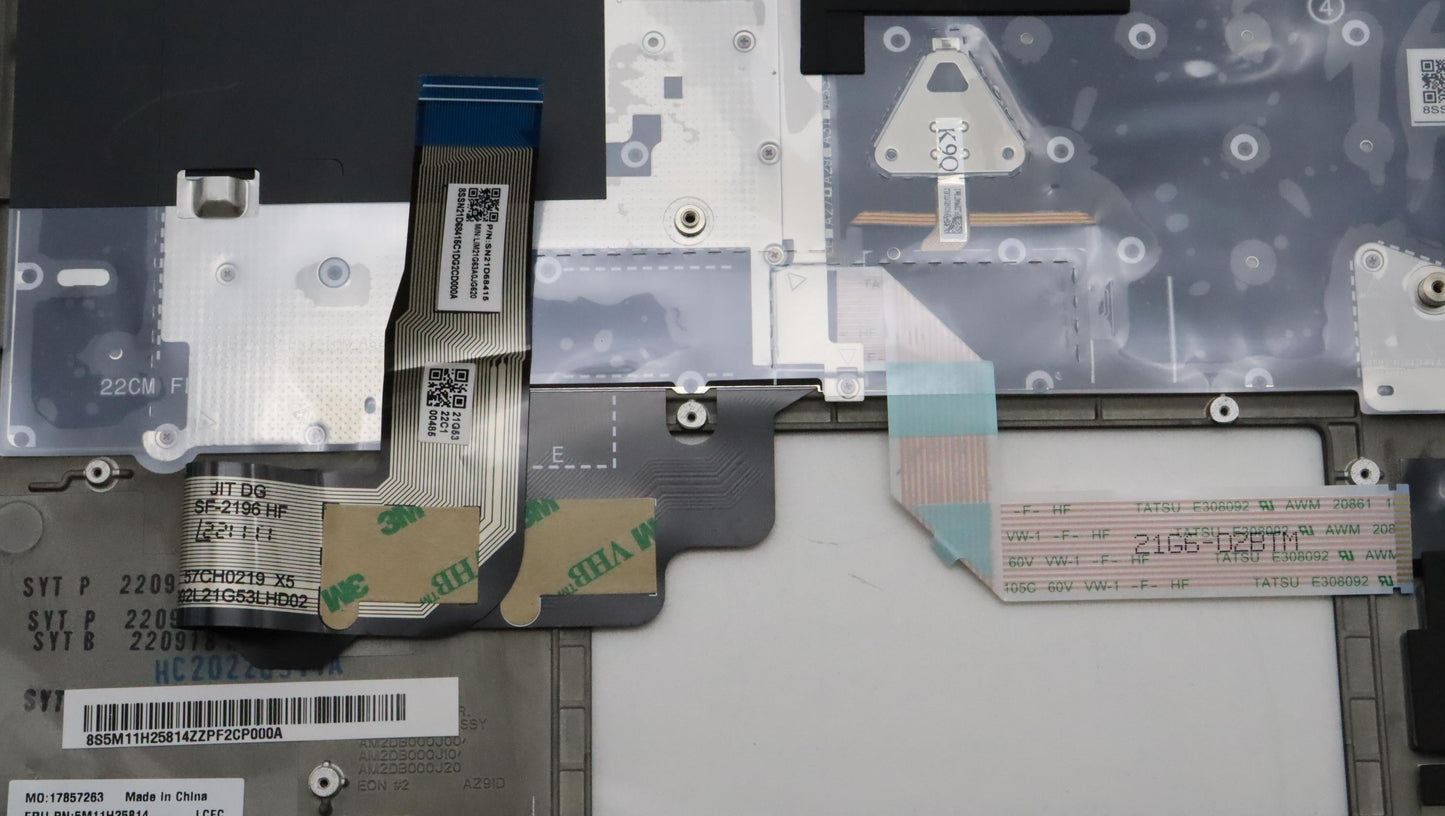 Lenovo C-Cover with Arabic Keyboard, Black, Backlit, with WWAN Support - 5M11H25814