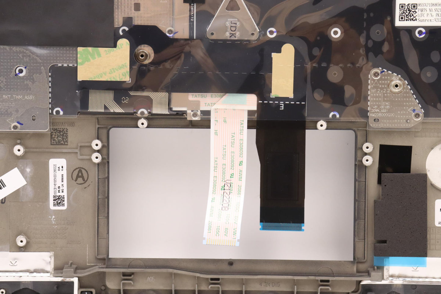 Lenovo C-Cover with Keyboard, German, Black, Backlight, WWAN - 5M11H25909