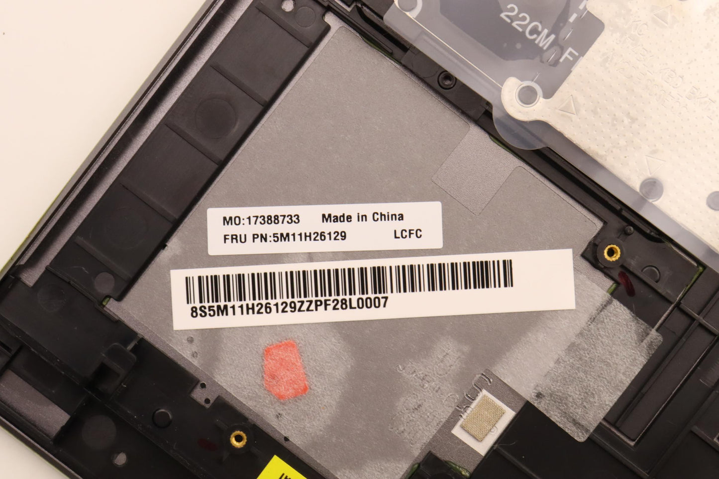 Lenovo C-Cover with USA English Backlit Keyboard, Grey - 5M11H26129