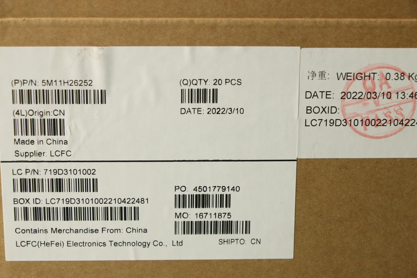 Lenovo Mech Assembly Fru Mech_Assembl - 5M11H26252