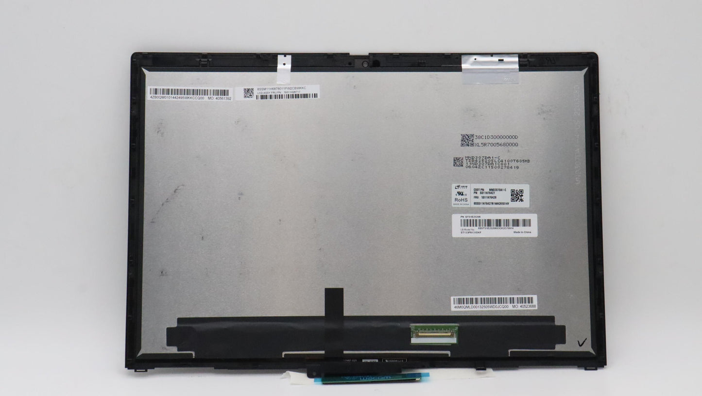 Lenovo 13.3" WQXGA LCD Module, Touch, Anti-Glare, 400nit, 100% sRGB - 5M11H26717