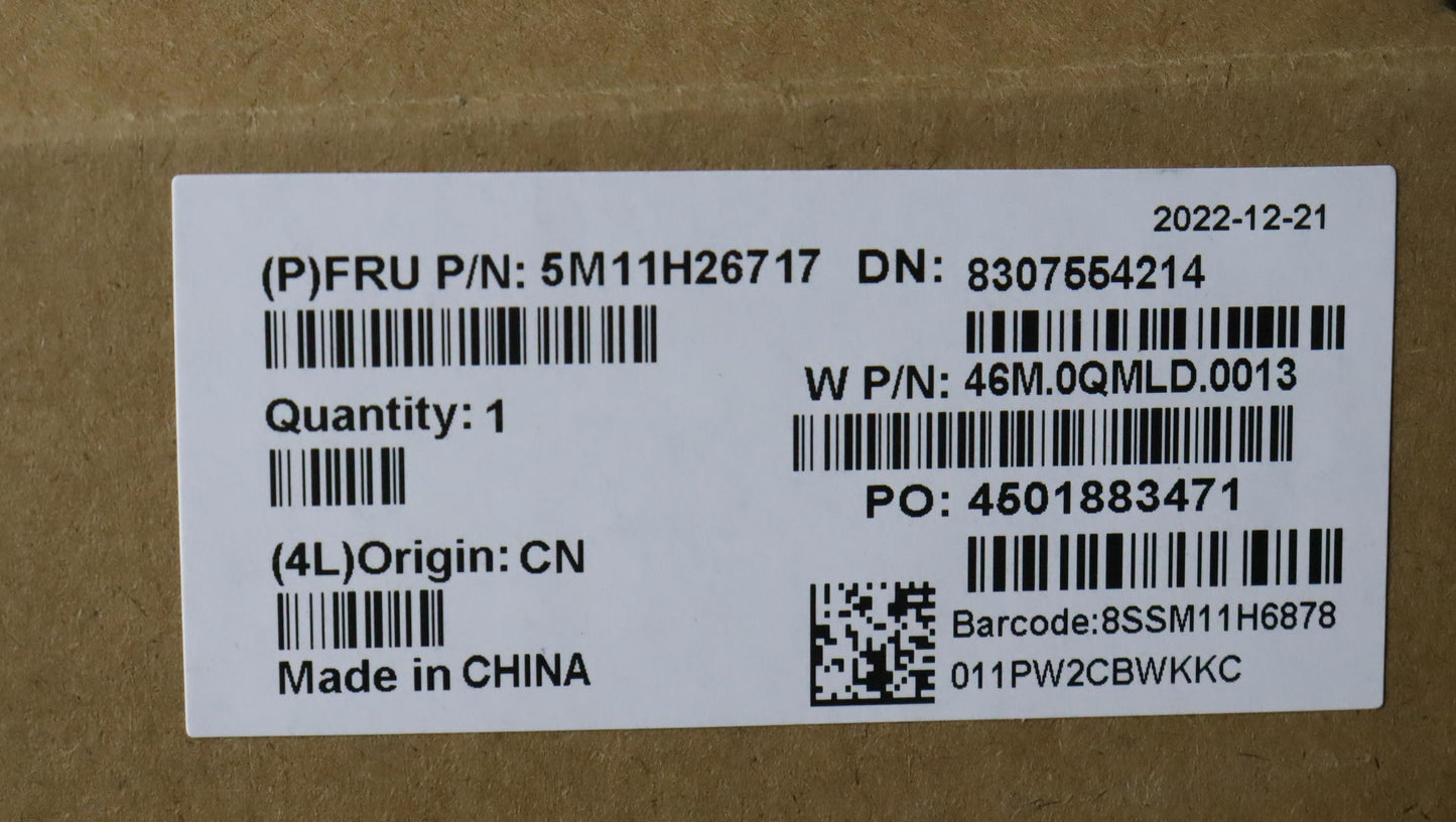 Lenovo 13.3" WQXGA LCD Module, Touch, Anti-Glare, 400nit, 100% sRGB - 5M11H26717