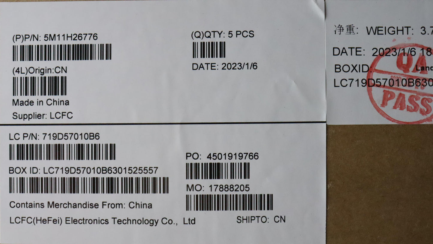 Lenovo Mech Assembly Kb W/Ccv La Spa - 5M11H26776