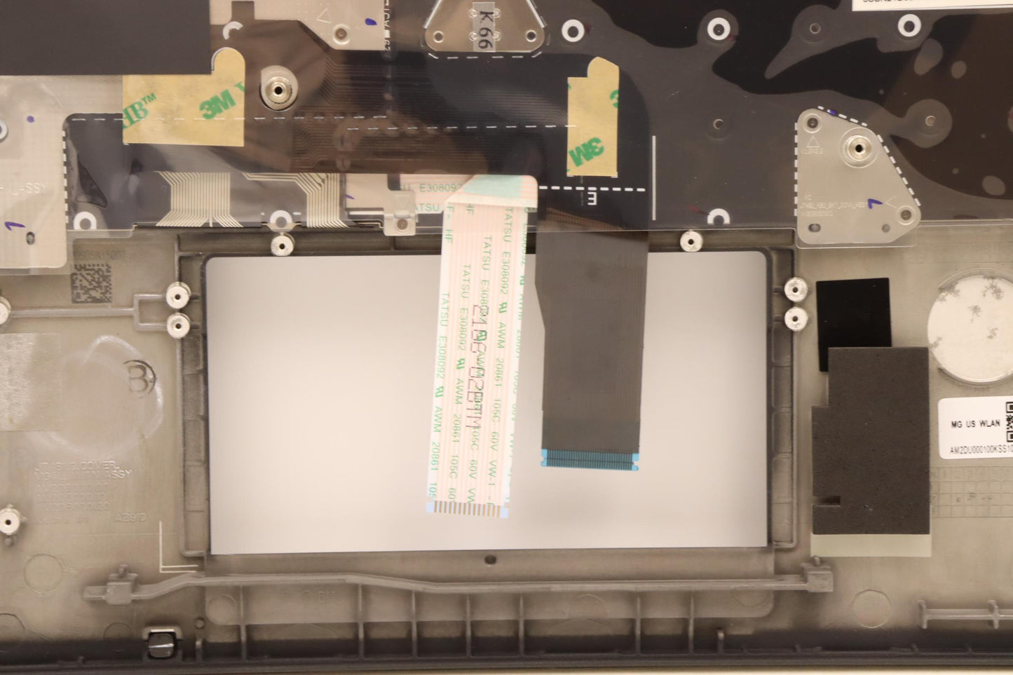 Lenovo C-Cover with Keyboard, USA English, Black, Backlight - 5M11H27338