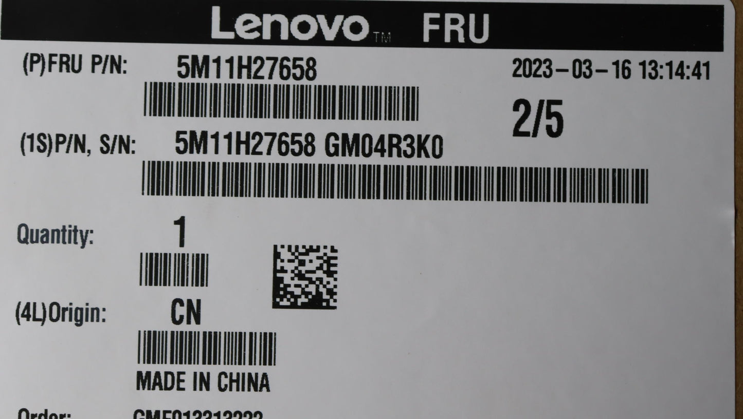Lenovo Mech_Asm Kbd Cc Est Bklt(Sun) - 5M11H27658