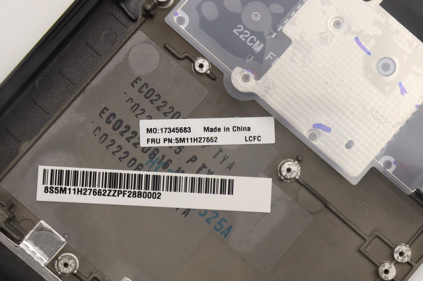 Lenovo Mechasm Kbdcc Euro Eng Bkltchy - 5M11H27662