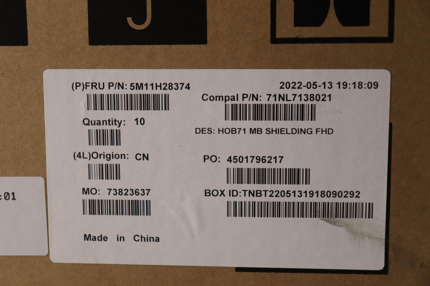 Lenovo Mech Assembly Mb_Shielding_A57 - 5M11H28374