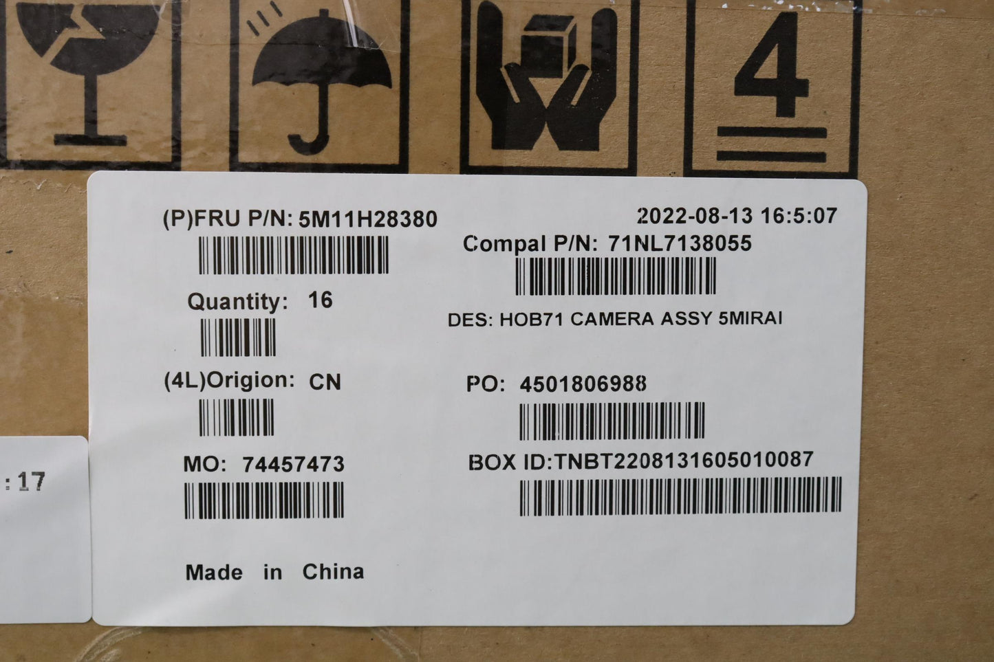Lenovo Mech Assembly Camera_5Mirai_A5 - 5M11H28380