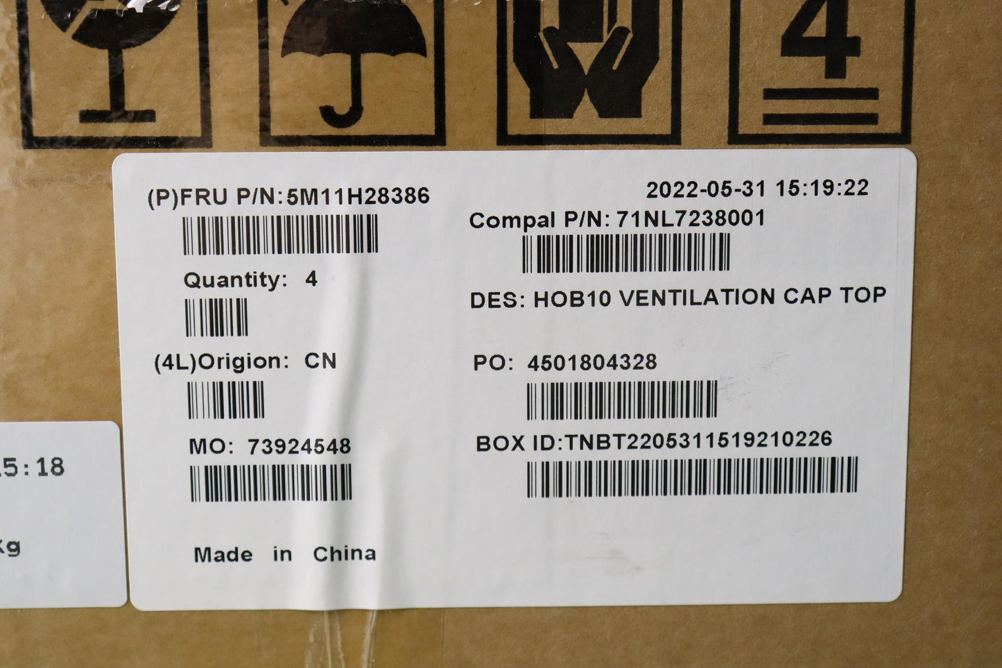 Lenovo Mechasm Fru,Mechasm,Vt Cap T,A - 5M11H28386