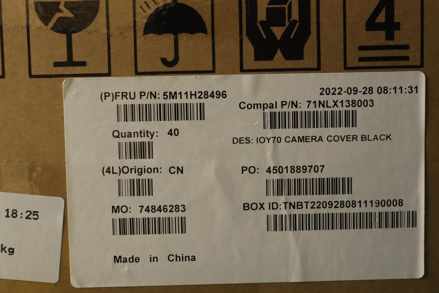 Lenovo Mechasm Back Housing Ca,Blk,N3 - 5M11H28496