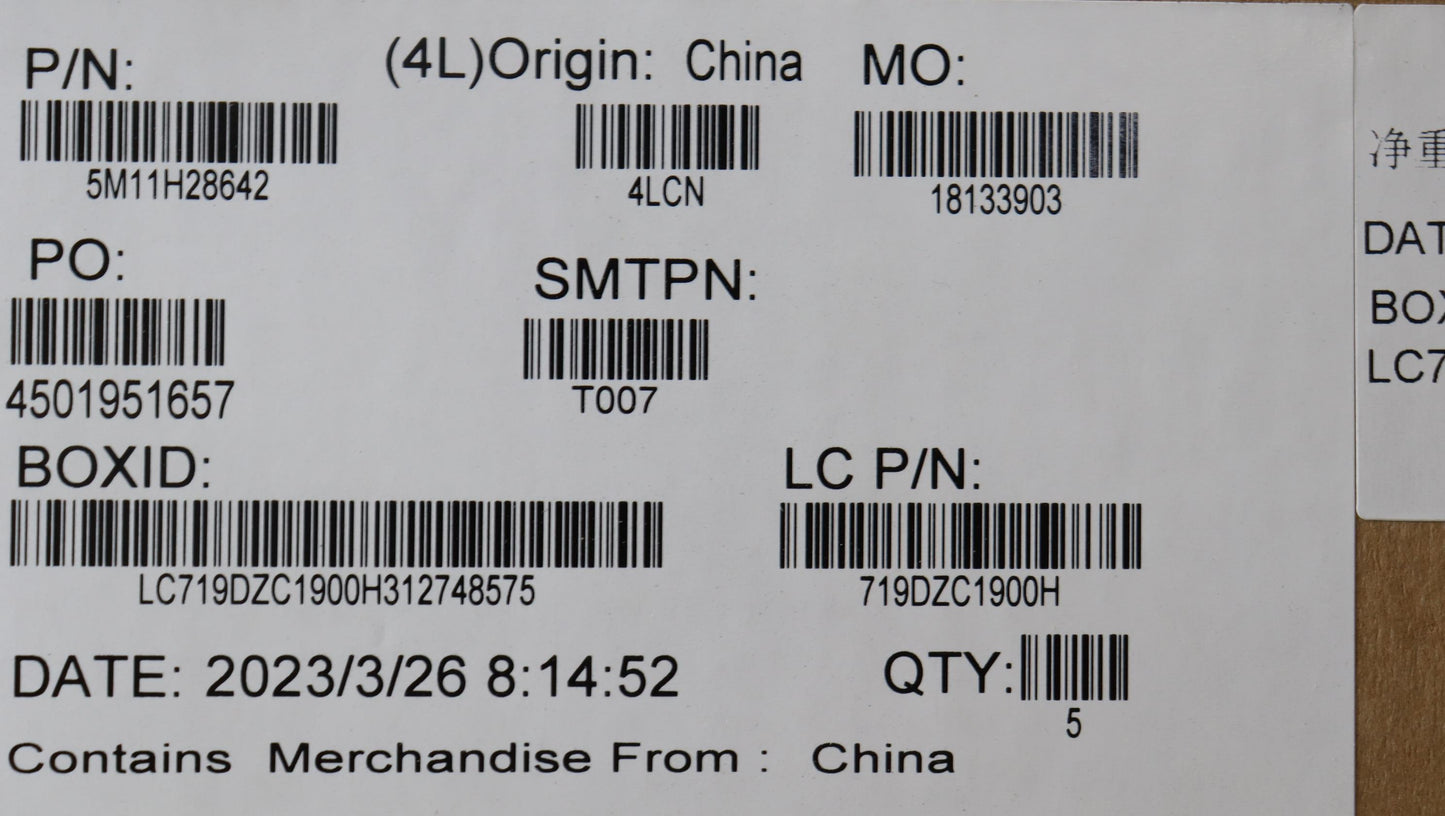 Lenovo Mech_Asm Bottom Mesh Assy - 5M11H28642