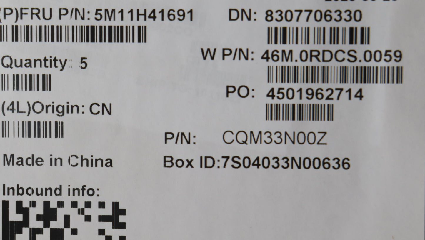 Lenovo Mechasm Wlan Ccvrspa Kb Asm,Ch - 5M11H41691
