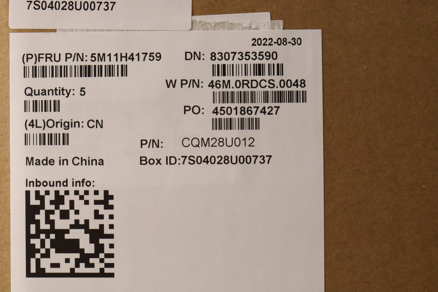 Lenovo Mechasm Wlan Ccvrla Spa Kb Asm - 5M11H41759