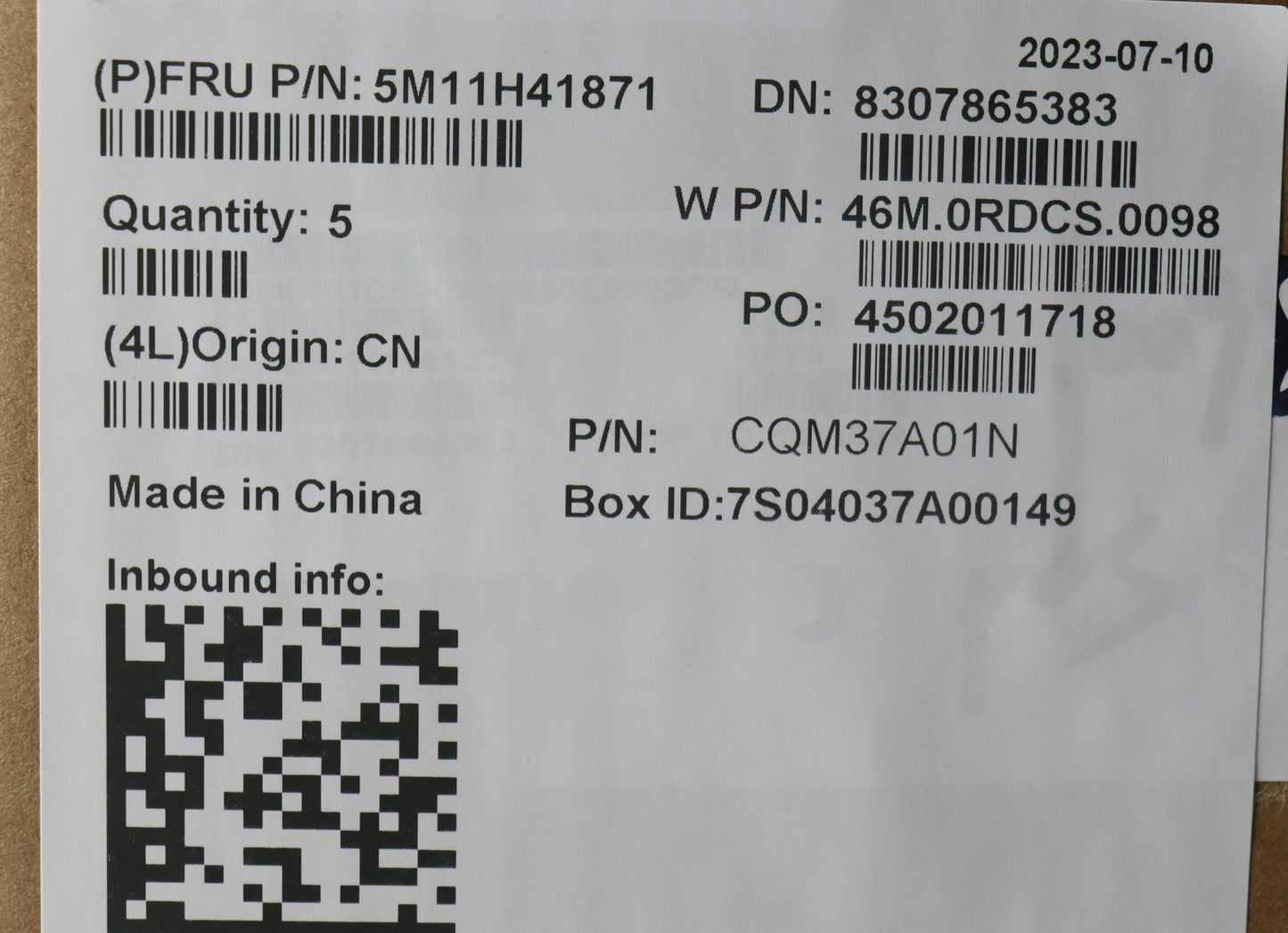 Lenovo Mechasm Ww Ccvreuro Eng Kb Asm - 5M11H41871