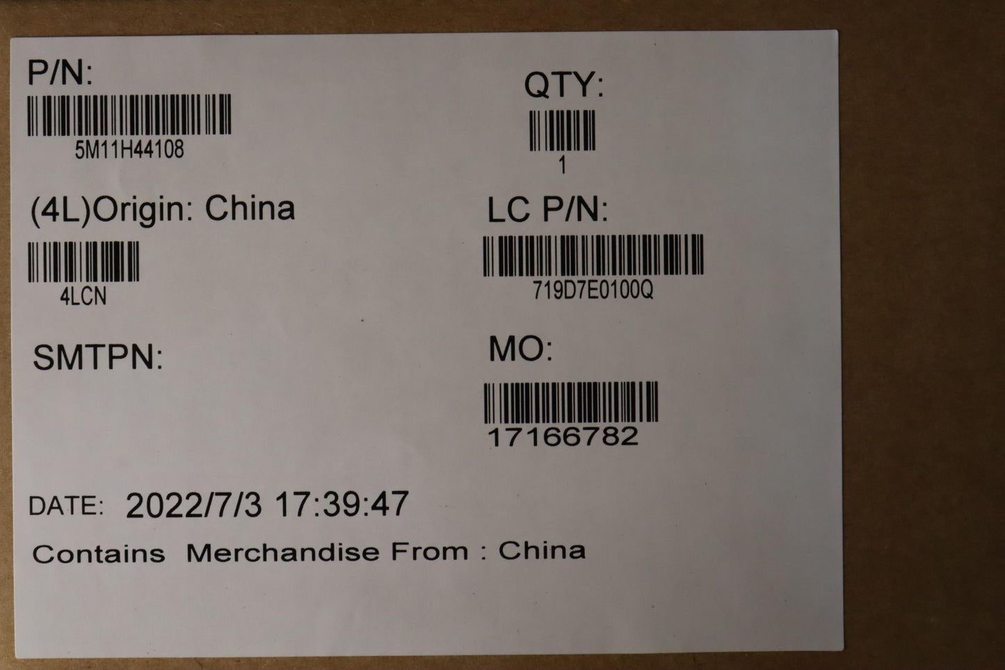 Lenovo 14" WQUXGA LCD Module, RGBIR Camera, AUO Display - 5M11H44108