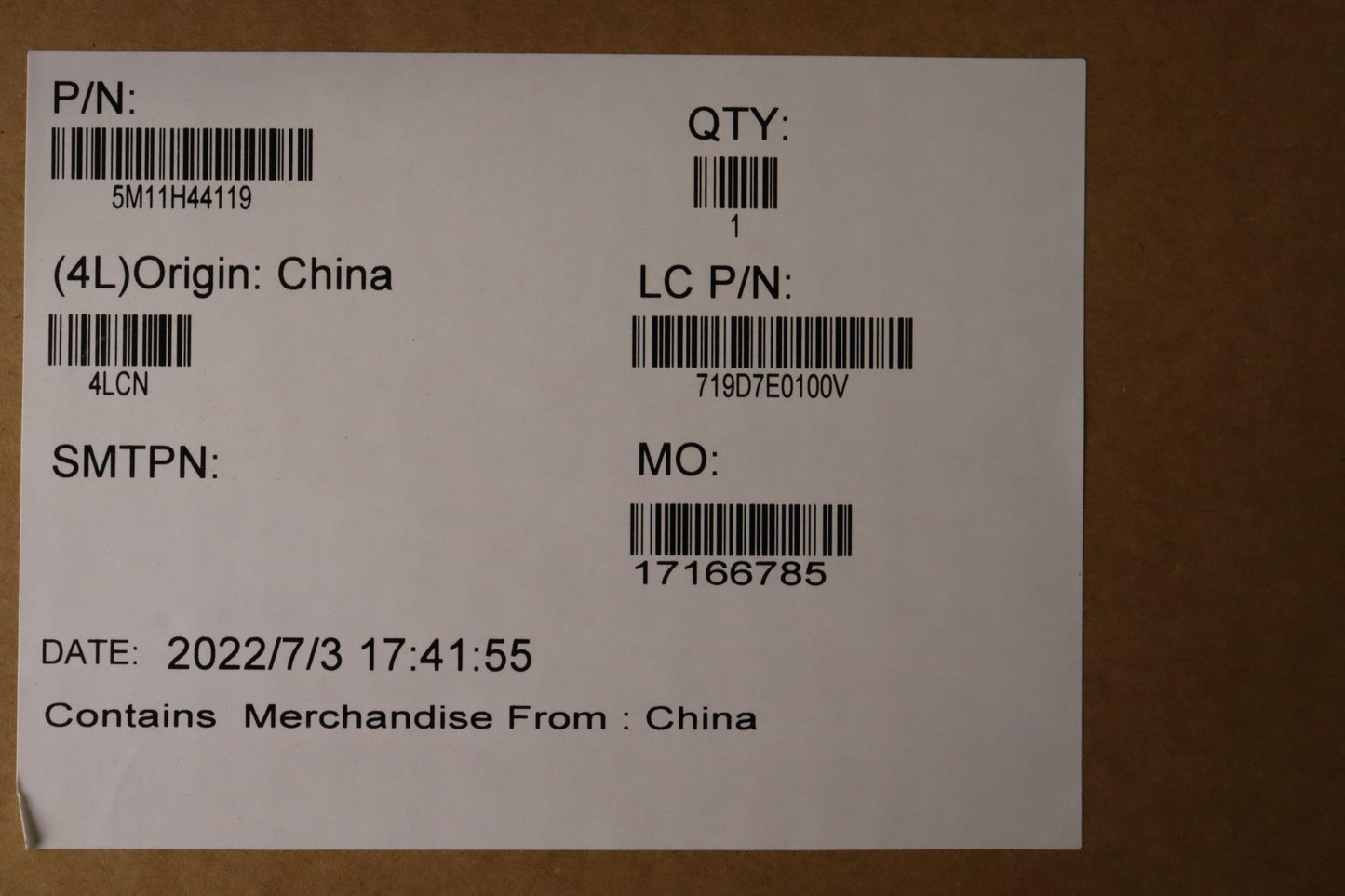 Lenovo 14" 2.8K Non-Touch LCD Module, Anti-Glare, OLED, 400 nits, with FHD RGB+IR Camera - 5M11H44119