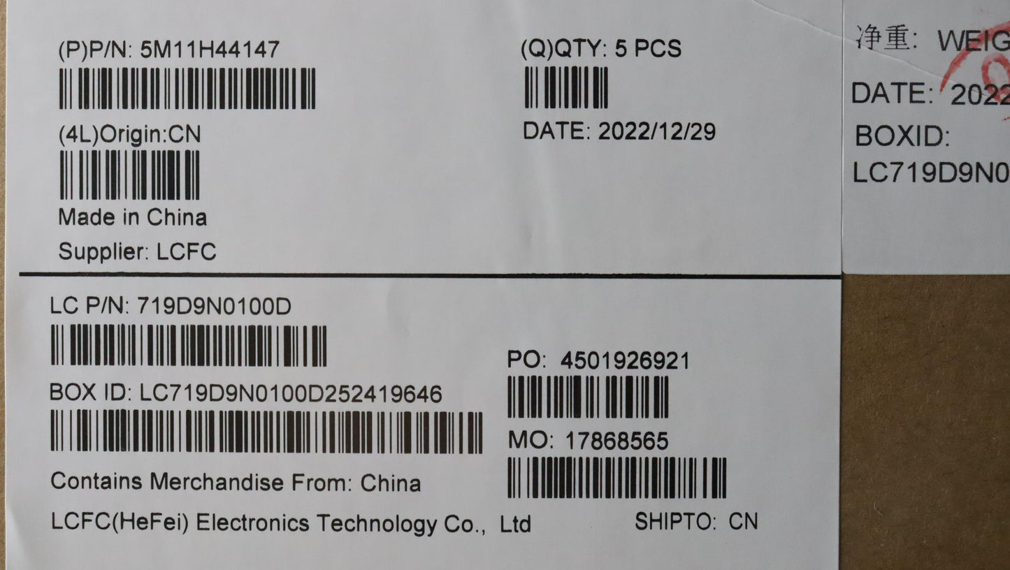 Lenovo Canadian French Backlit Keyboard with Deep Black C-Cover and WLAN - 5M11H44147