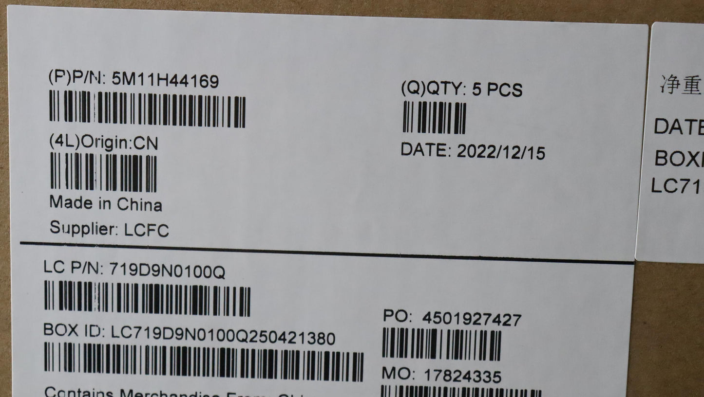 Lenovo Mechasm Grp Kbd Bzl,Nor,Wl,Db, - 5M11H44169