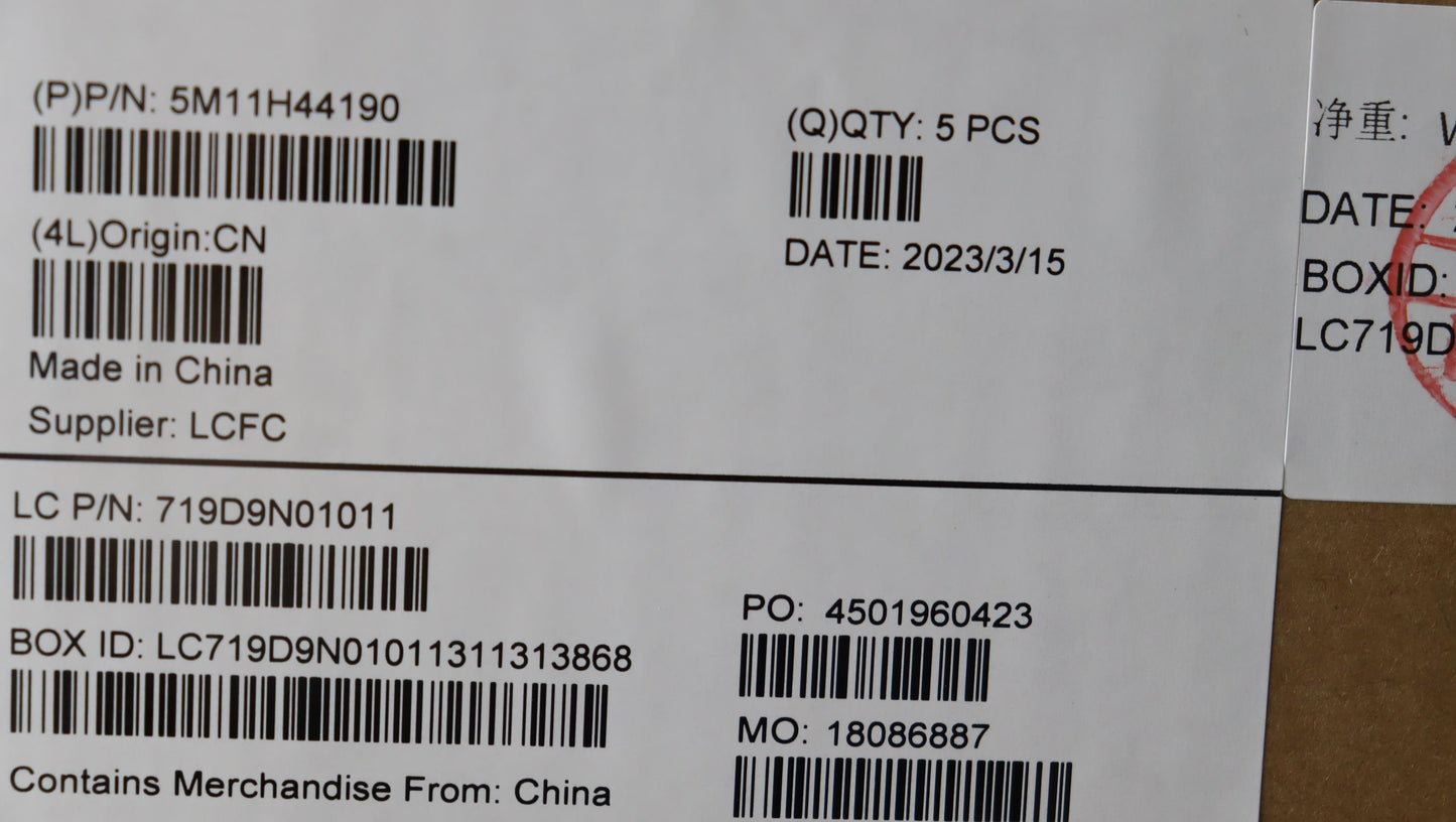 Lenovo Mechasm Grp Kbd Bzl,Tur F,Wl,D - 5M11H44190
