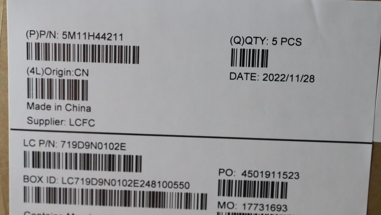 Lenovo Mechasm Grp Kbd Bzl,Den,Ww,Db, - 5M11H44211