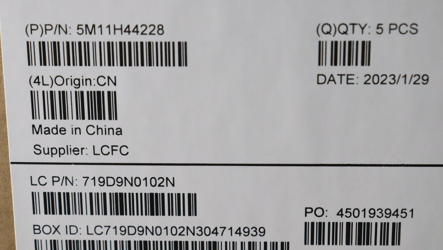 Lenovo Mechasm Grp Kbd Bzl,Hbw,Ww,Db, - 5M11H44228