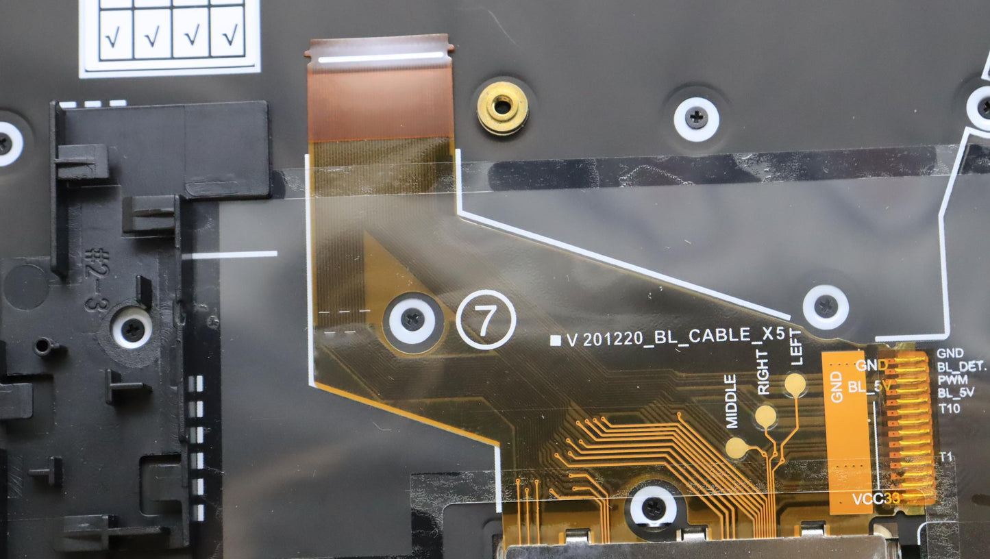 Lenovo Mechasm Grp Kbd Bzl,Est,Wl,Db, - 5M11H44292