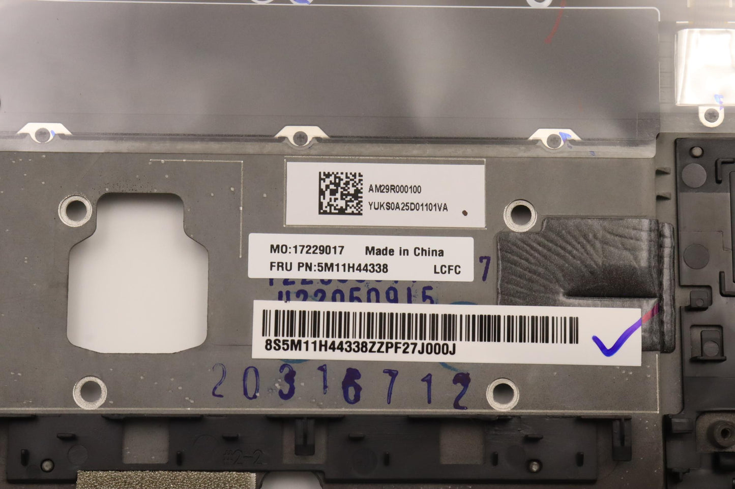 Lenovo Mechasm Grp Kbd Bzl,Tc,Wl,Db,S - 5M11H44338
