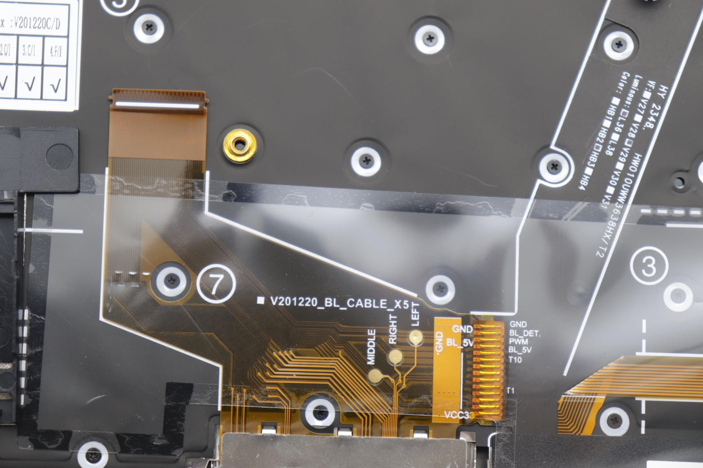 Lenovo Mechasm Grp Kbd Bzl,Czeslk,Ww, - 5M11H44361