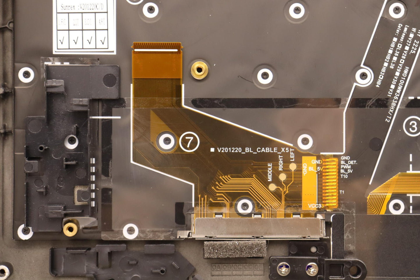 Lenovo Mechasm Grp Kbd Bzl,Ukr,Ww,Db, - 5M11H44432