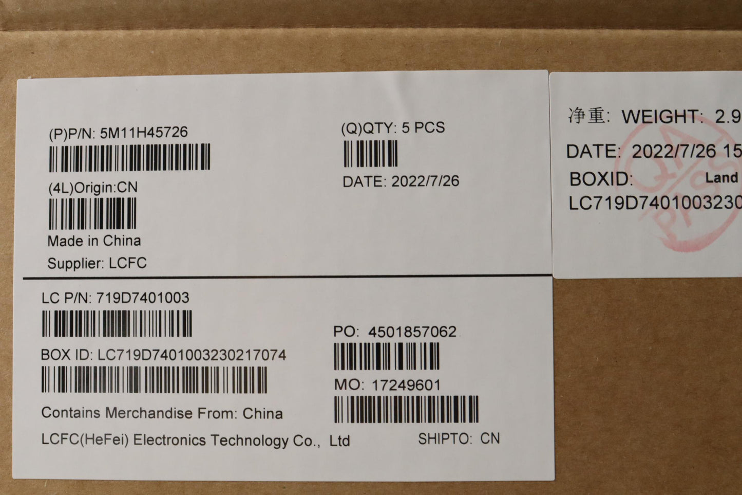 Lenovo Mechasm Kbd Bzl,Wl,Gy,Chy,058 - 5M11H45726