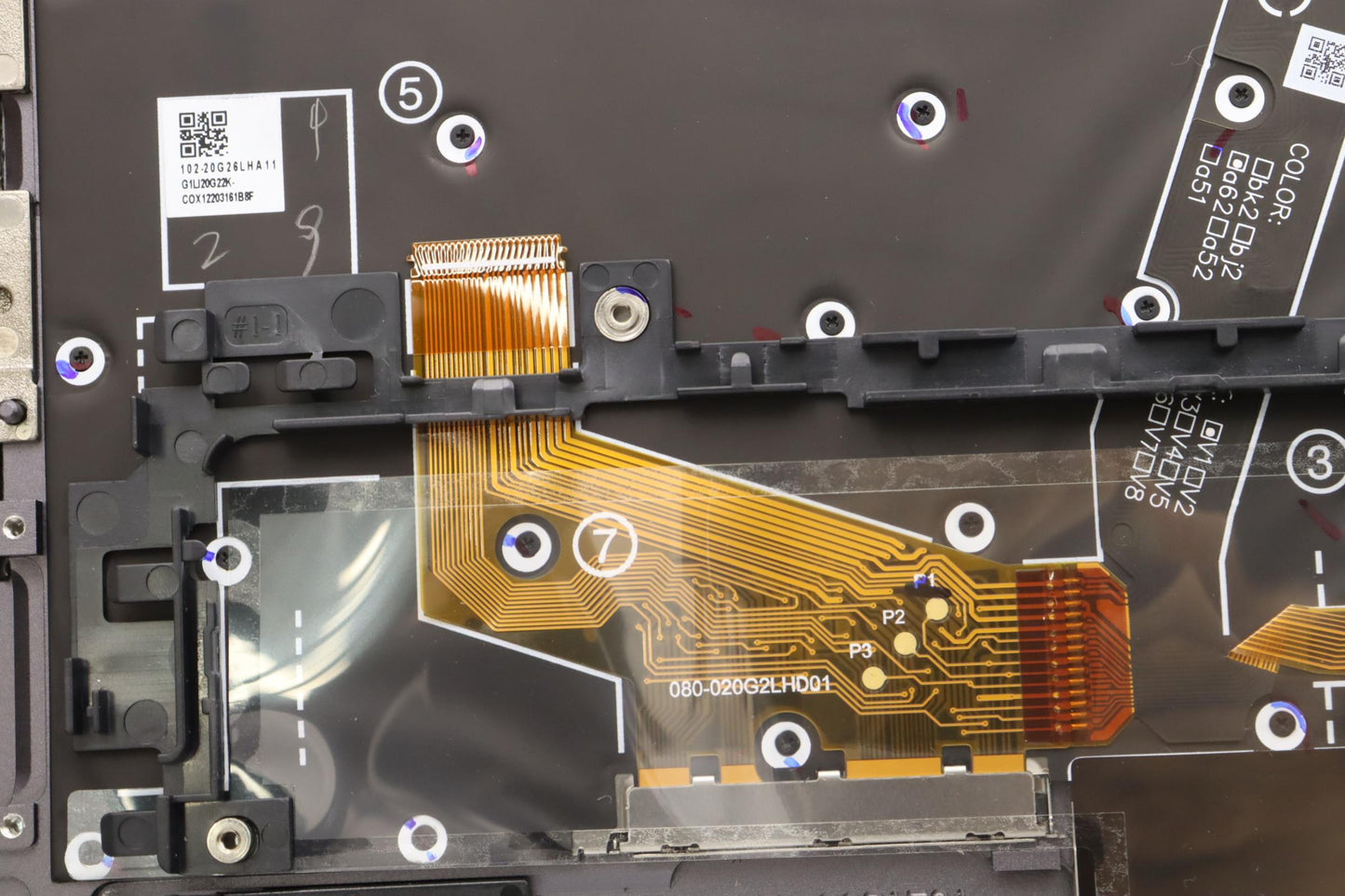 Lenovo Mechasm Kbd Bzl,Wl,Gy,Chy,058 - 5M11H45726