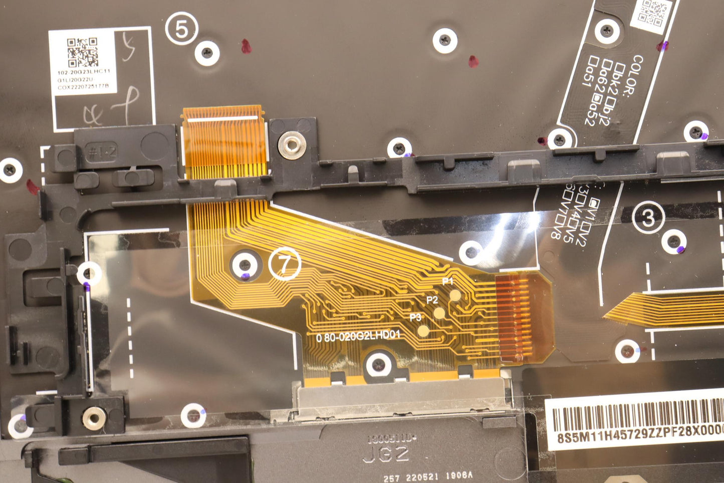 Lenovo Mechasm Kbd Bzl,Wl,Gy,Chy,Ara - 5M11H45729