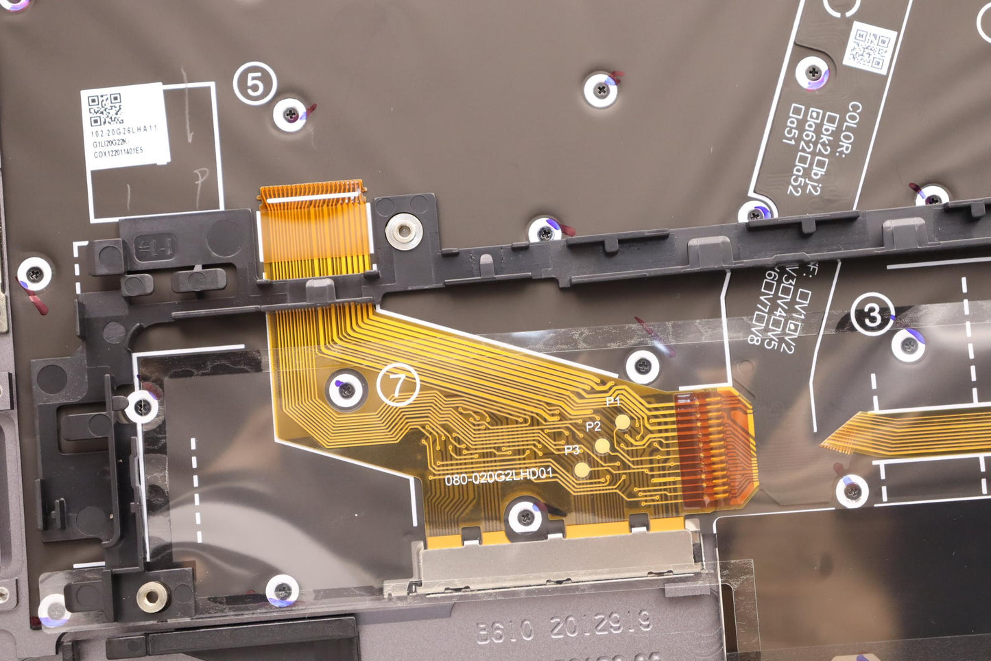 Lenovo Mechasm Kbd Bzl,Wl,Gy,Chy,Uke - 5M11H45748