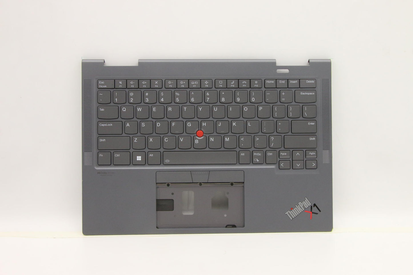 Lenovo Keyboard Bezel with WWAN Support, Gray, US English - 5M11H45761