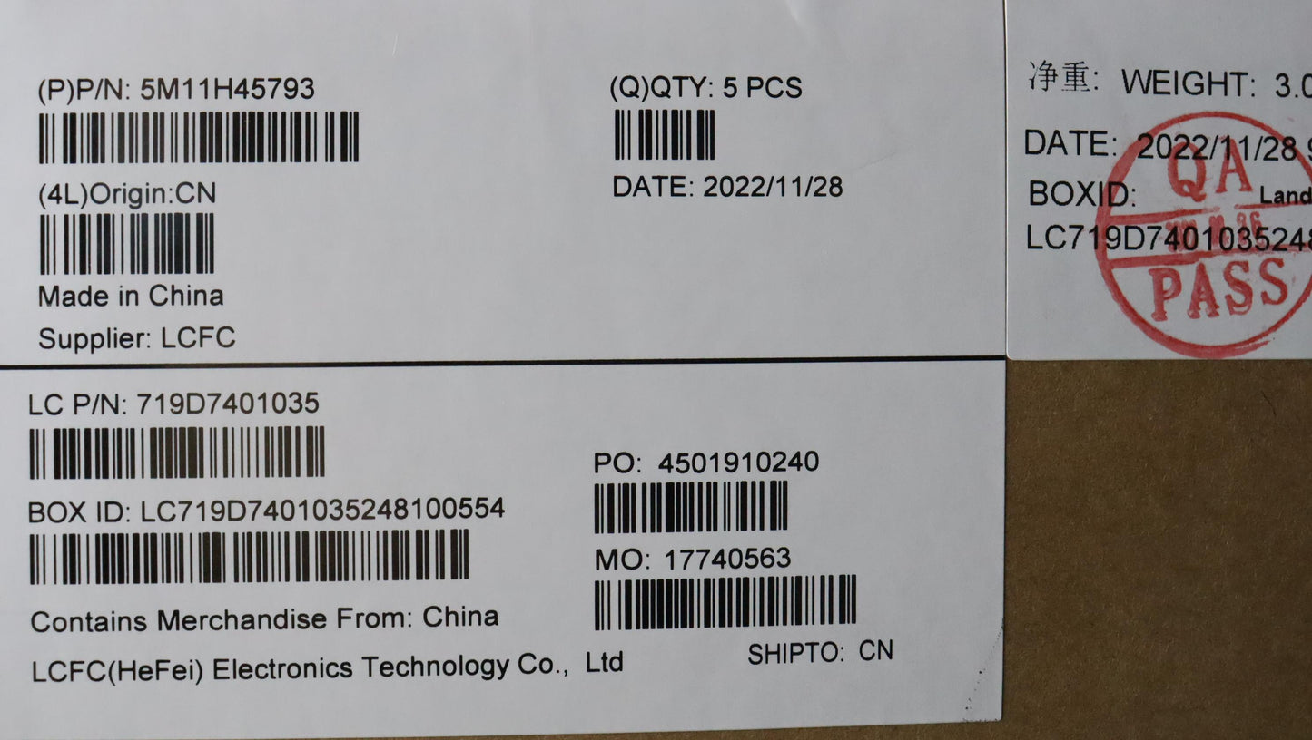 Lenovo Mechasm Kbd Bzl,Ww,Gy,Chy,Est - 5M11H45793