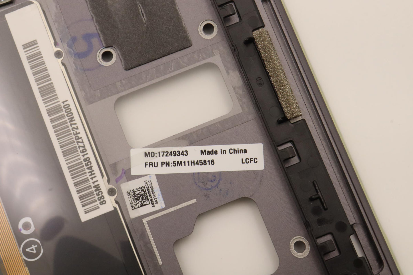 Lenovo Mechasm Kbd Bzl,Wl,Gy,Srx,Por - 5M11H45816