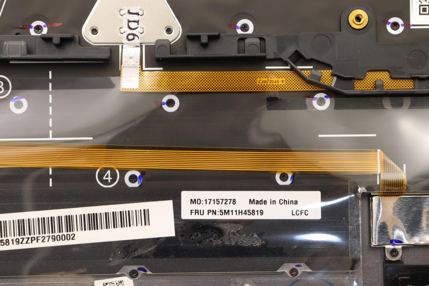 Lenovo Mechasm Kbd Bzl,Wl,Gy,Srx,Swef - 5M11H45819