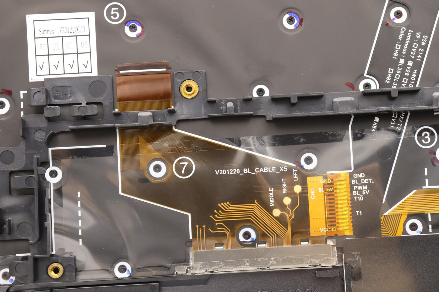 Lenovo Mechasm Kbd Bzl,Wl,Gy,Srx,Jpn - 5M11H45824