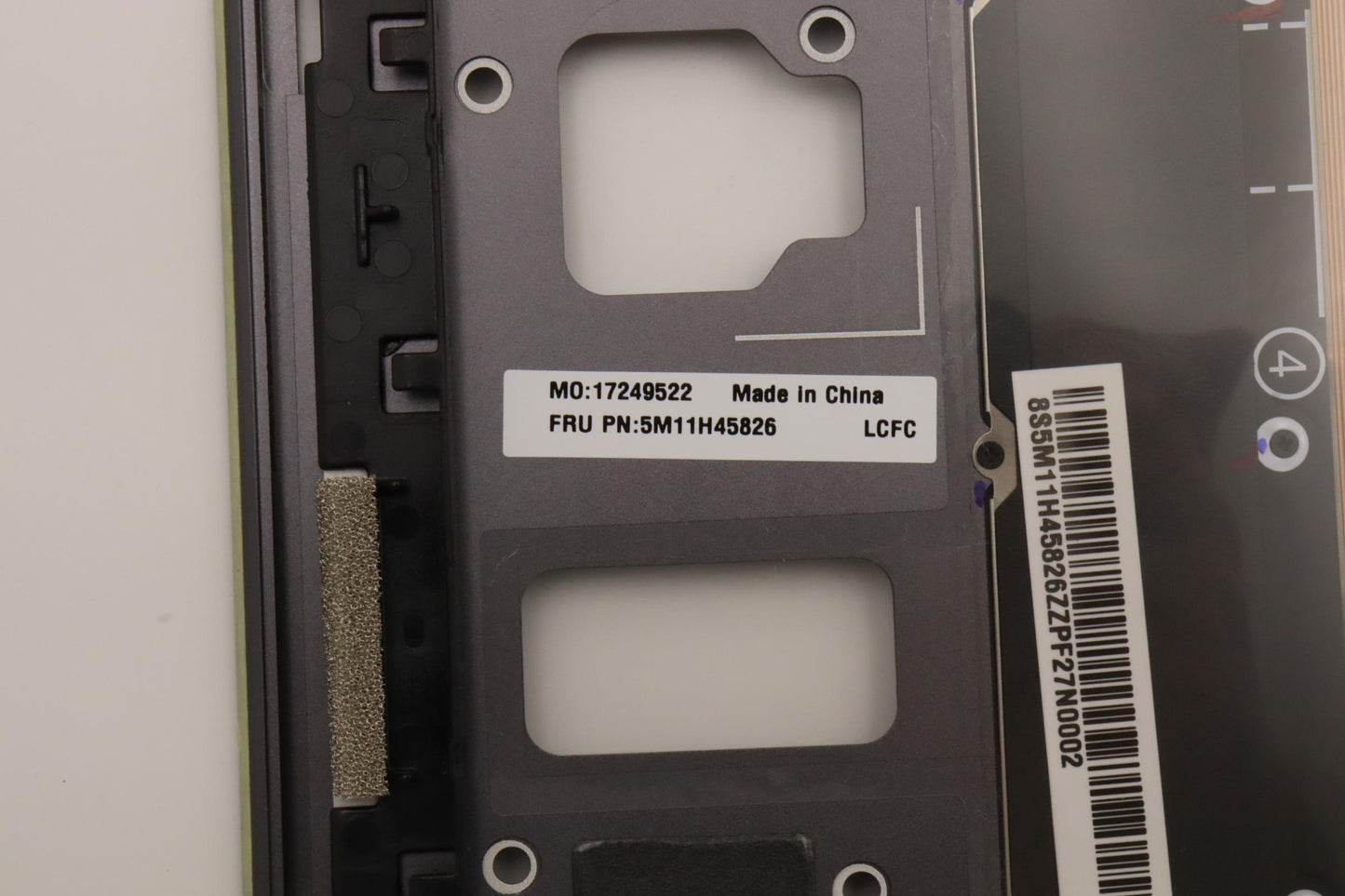 Lenovo Mechasm Kbd Bzl,Wl,Gy,Srx,Tc - 5M11H45826
