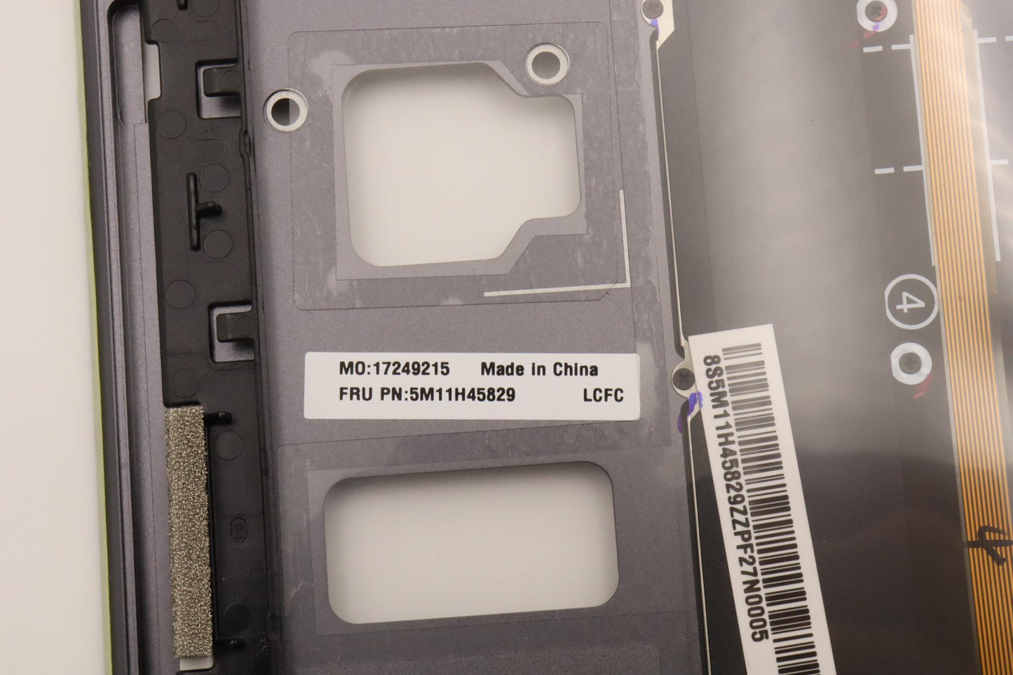 Lenovo Mechasm Kbd Bzl,Wl,Gy,Srx,Ind - 5M11H45829