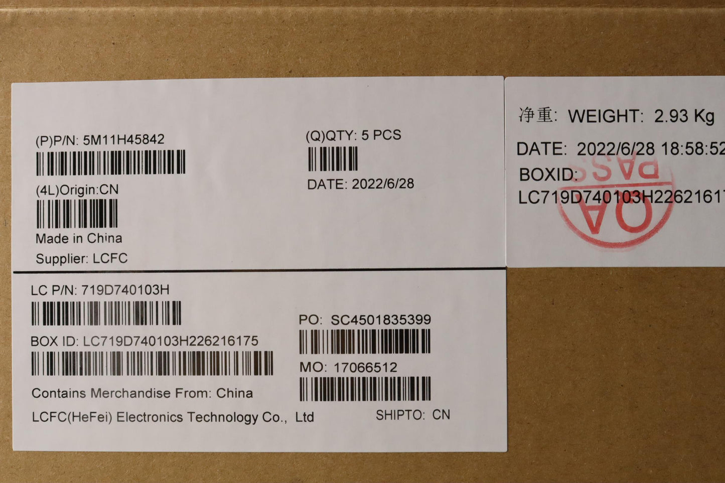 Lenovo Mechasm Kbd Bzl,Ww,Gy,Srx,Bul - 5M11H45842
