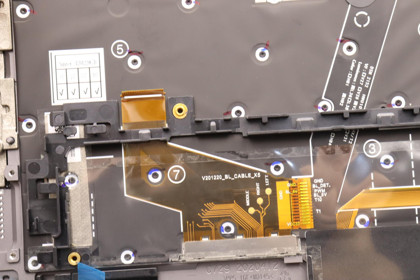 Lenovo Mechasm Kbd Bzl,Ww,Gy,Srx,Den - 5M11H45843