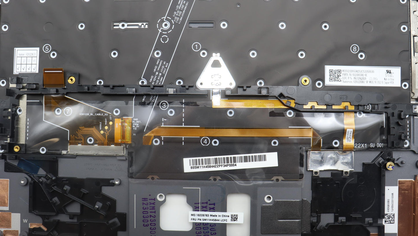 Lenovo Mechasm Kbd Bzl,Ww,Gy,Srx,Spa - 5M11H45844
