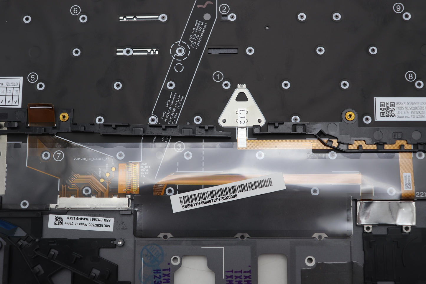 Lenovo Mechasm Kbd Bzl,Ww,Gy,Srx,Hun - 5M11H45849