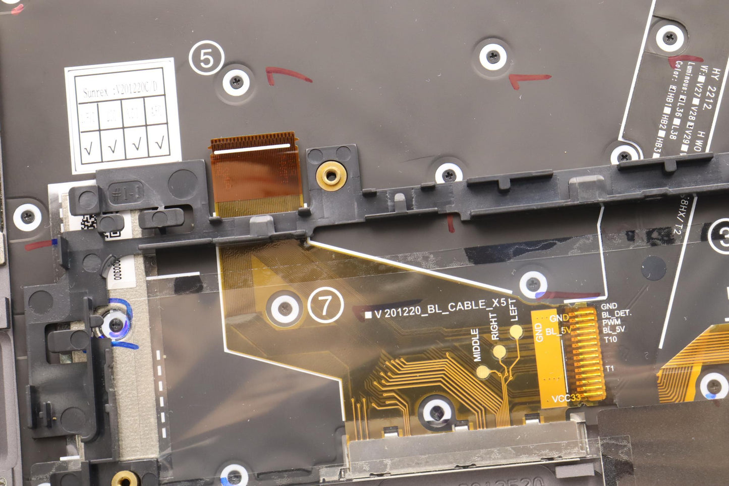 Lenovo Mechasm Kbd Bzl,Ww,Gy,Srx,Slv - 5M11H45855