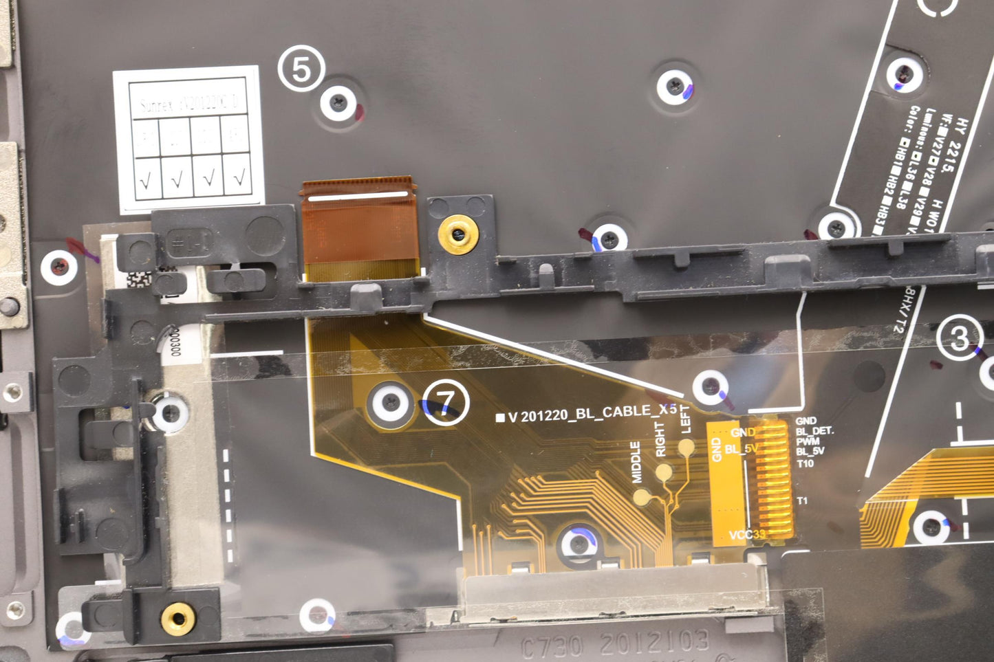 Lenovo Mechasm Kbd Bzl,Ww,Gy,Srx,Tur - 5M11H45858
