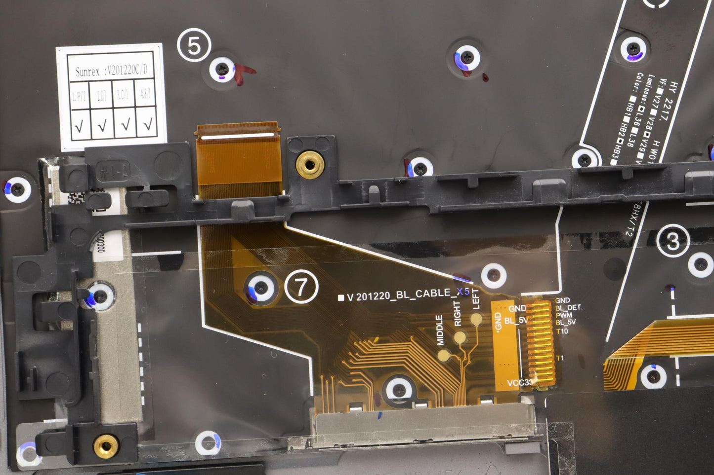 Lenovo Mechasm Kbd Bzl,Ww,Gy,Srx,Ind - 5M11H45866